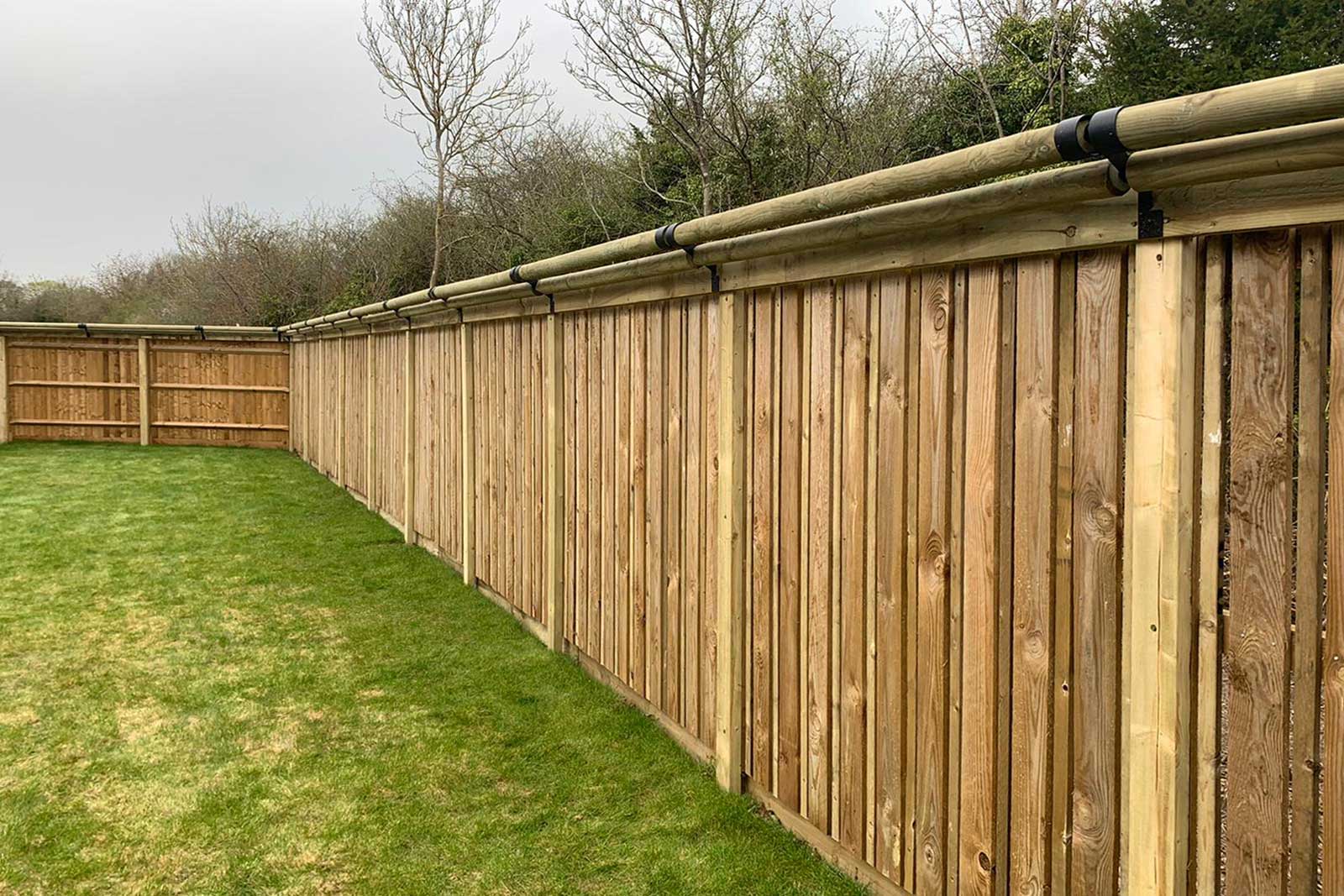 An example of a Katzecure cat fencing professional installation